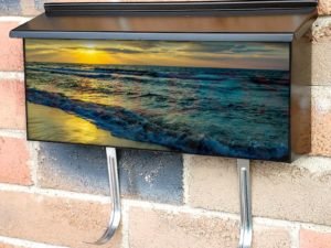 Sunrise at the Ocean Townhouse Mailbox Cover