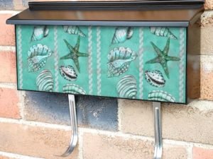 Seaside Cottage Pattern Townhouse Mailbox Cover