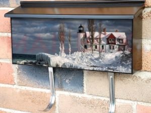 Point Betsie Lighthouse Townhouse Mailbox Cover
