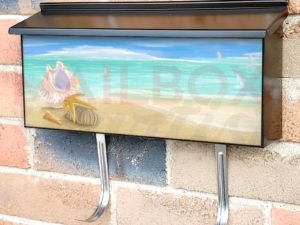 Summer Beach Vacation Townhouse Mailbox Cover