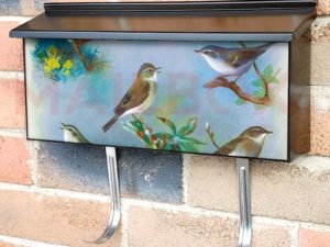 Warbler and Wrens by Archibald Thorburn Townhouse Mailbox Cover