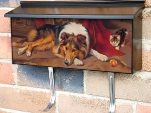 A Reluctant Playmate by Wright Barker Townhouse Mailbox Cover