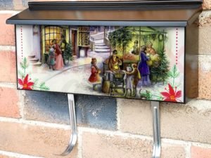 Victorian Town Square Townhouse Mailbox Cover