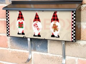 Christmas with my Gnomies Townhouse Mailbox Cover