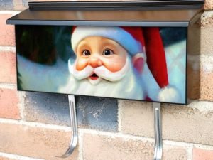 Cute Christmas Gnome #5 Townhouse Mailbox Cover