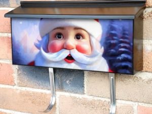 Cute Christmas Gnome #7 Townhouse Mailbox Cover