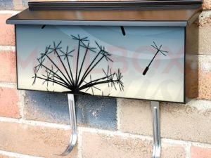 Beautiful  Dandelion Silhouette Townhouse Mailbox Cover