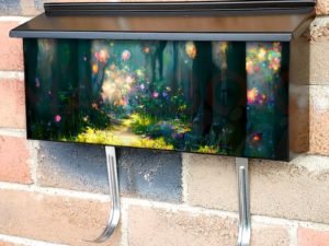 Flower Patch in the Forest Townhouse Mailbox Cover