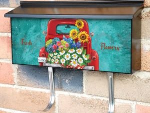 Pioneer Woman Flower Market Truck Townhouse Mailbox Cover