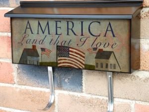 American Saltbox Houses Townhouse Mailbox Cover
