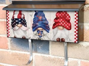 Cute Canadian Gnomes Townhouse Mailbox Cover