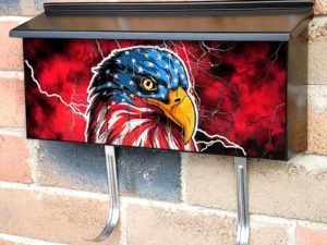 All American Eagle Townhouse Mailbox Cover