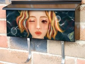 Cute Bubble Fairy #1 Townhouse Mailbox Cover