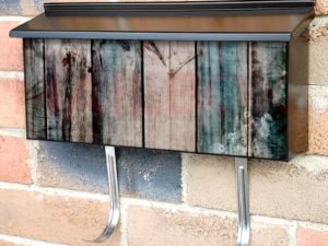 Colorful Wood Design #2 Townhouse Mailbox Cover
