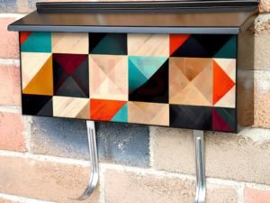 Beautiful Abstract Design #1 Townhouse Mailbox Cover