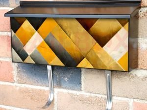 Beautiful Abstract Design #2 Townhouse Mailbox Cover