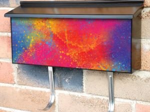 Beautiful Abstract Design #13 Townhouse Mailbox Cover