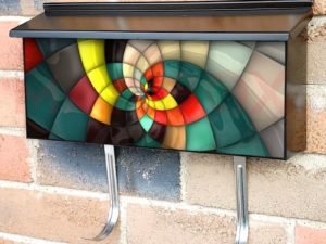 Colorful Mosaic Design #1 Townhouse Mailbox Cover