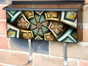 Colorful Mosaic Design #2 Townhouse Mailbox Cover