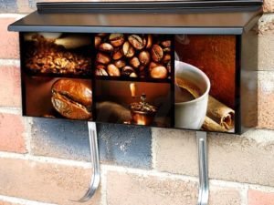 Coffee Collage  Townhouse Mailbox Cover