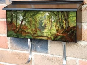 Forest Scenery by Christian Zacho Townhouse Mailbox Cover