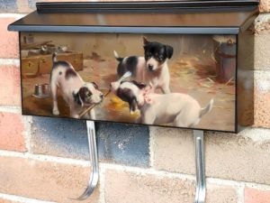 The Painters Dispute by Carl Reichert Townhouse Mailbox Cover