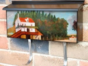 The Mill by Henri Rousseau Townhouse Mailbox Cover