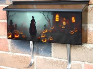 Evil Warlock Townhouse Mailbox Cover