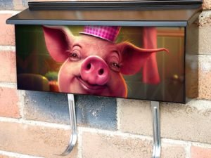 Piglet's Kitchen Townhouse Mailbox Cover