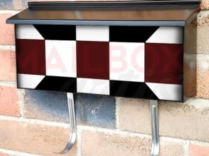 Farmhouse Quilt Design #1 Townhouse Mailbox Cover