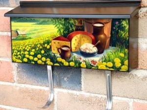 Picnic on the Milk Farm Townhouse Mailbox Cover