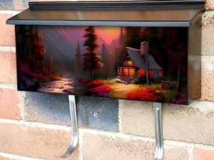 Riverside Cottage in the Sunset #1 Townhouse Mailbox Cover