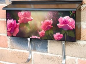 Roses in the Forest Townhouse Mailbox Cover