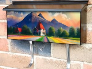 Cottages in the Tulip Fields Townhouse Mailbox Cover