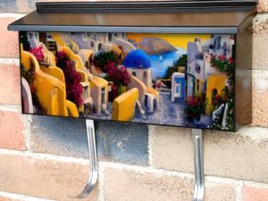 Greece, Santorini #2 Townhouse Mailbox Cover