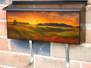 Sunrise in the Meadow #2 Townhouse Mailbox Cover