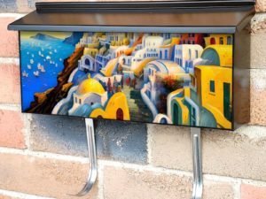 Greece, Santorini #3 Townhouse Mailbox Cover