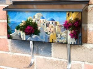 Greece, Santorini #4 Townhouse Mailbox Cover