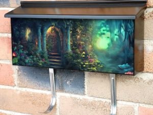 A Secret Fairy Garden #1 Townhouse Mailbox Cover