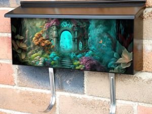 A Secret Fairy Garden #3 Townhouse Mailbox Cover