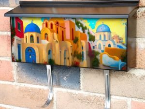 Greece, Santorini #6 Townhouse Mailbox Cover