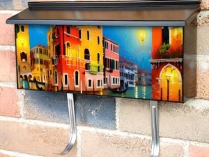 Summer Holiday in Venice Townhouse Mailbox Cover