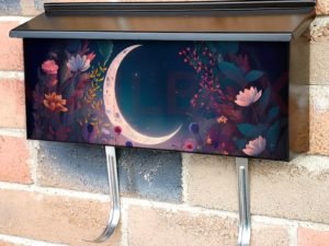 Bohemian Flower Moon #6 Townhouse Mailbox Cover