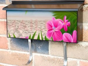 Tropical Heaven Townhouse Mailbox Cover