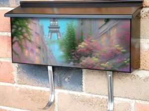 Springtime in Paris Townhouse Mailbox Cover