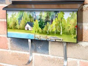 Little Cottage by the Lake #2 Townhouse Mailbox Cover