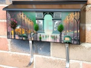 Arc de Triomphe Townhouse Mailbox Cover