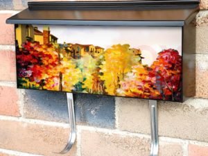 Rainbow River Townhouse Mailbox Cover