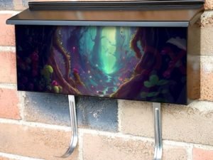 Enchanted Garden #2 Townhouse Mailbox Cover