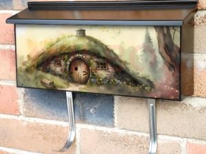 Cute Hobbit Cottage Townhouse Mailbox Cover